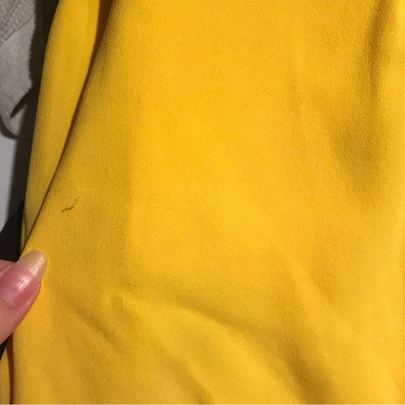 💛 Tory Burch Jada Strapless Knot Front Mini Dress in Bright Yellow Size 4 - Picture 10 of 11